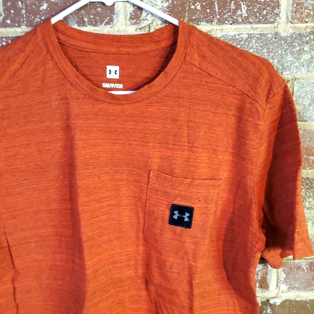 UNDER ARMOR small T-shirt Orange men's